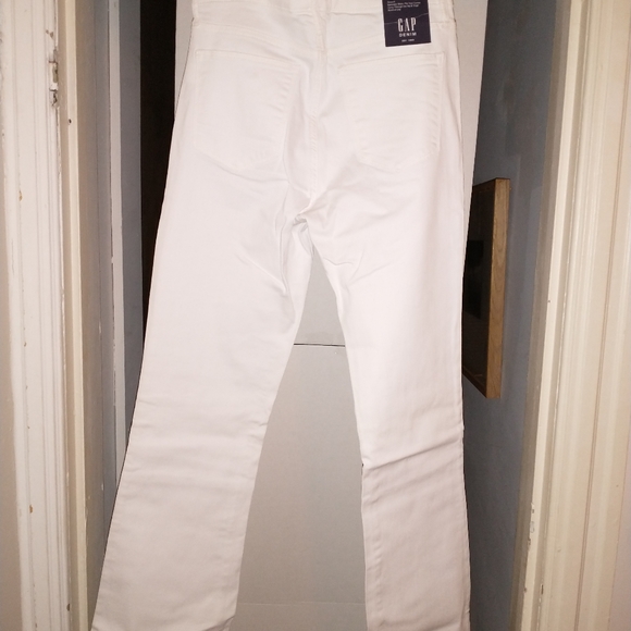 Gap Curvy Perfect Boot Cut 8/29 Tall White NWT - Picture 5 of 6